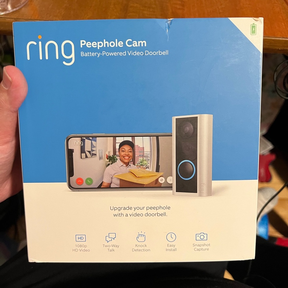 Ring peephole cam